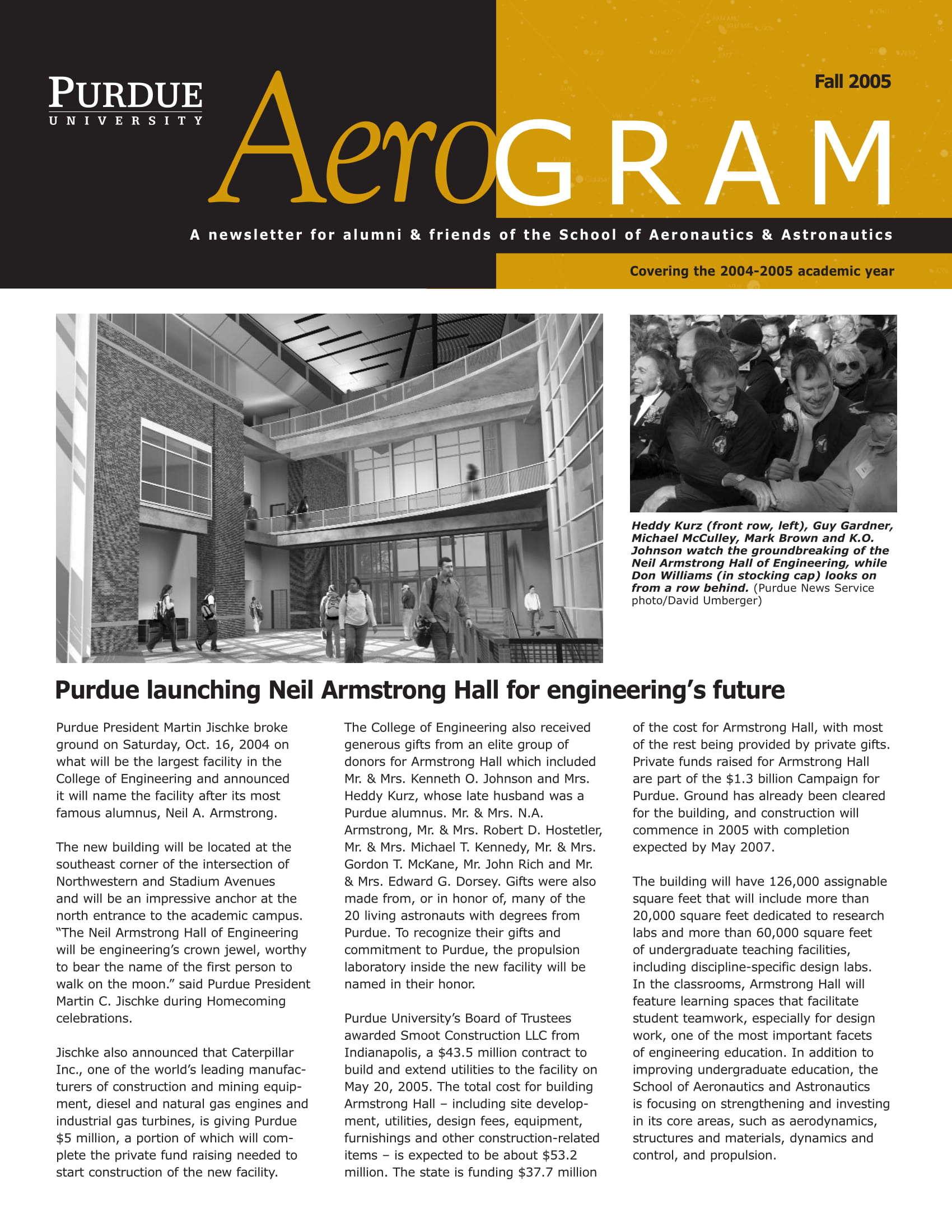 Aerogram magazine, Fall 2005